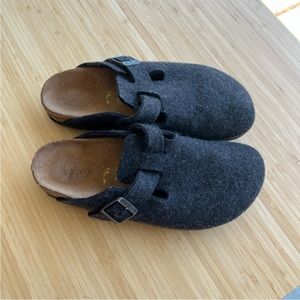 Birkenstock wool felt clog